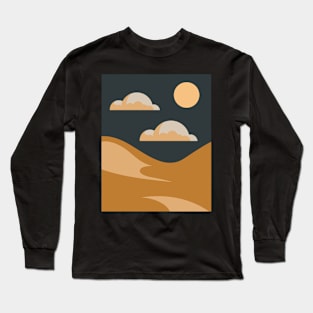 Kopie von dune, desert, sand, deserts, hot, sandstorm, oasis, heat Long Sleeve T-Shirt